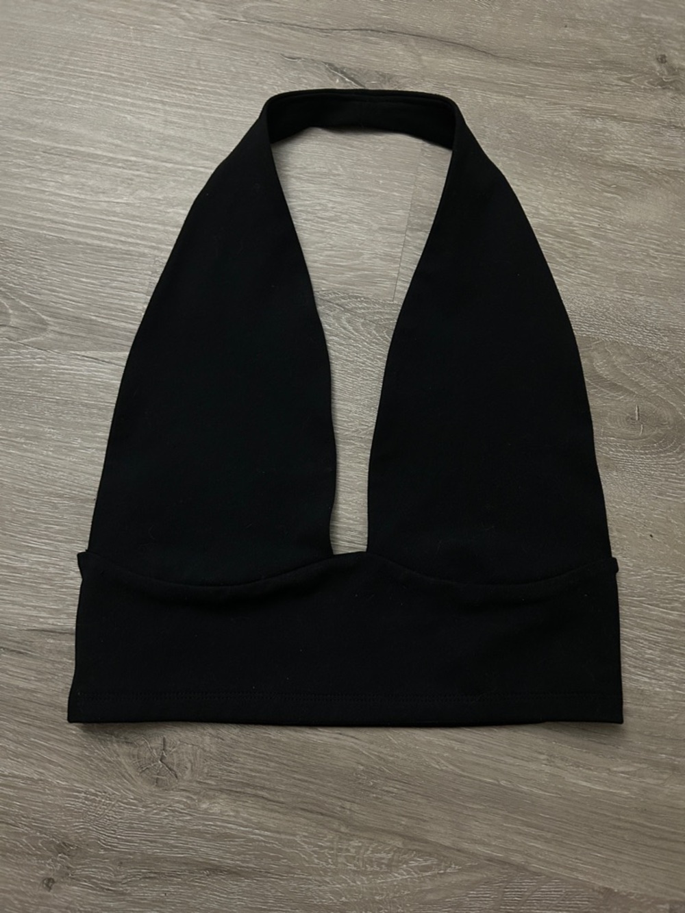 wild fable Black Halter Crop Top